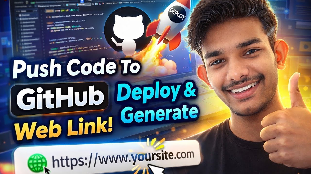 From Code to Live Website 🚀 | GitHub + Deploy (Vercel ❤️)GitHub #WebDevelopment #DeployWebsite