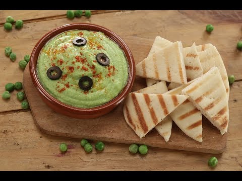 Green Pea Hummus | Dips Sauces and More | Sanjeev Kapoor Khazana