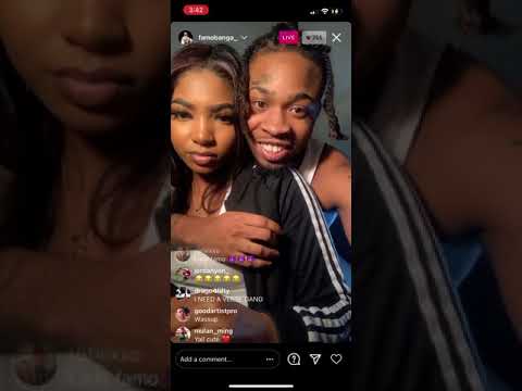 Famo Banga’s new boo takes over his live. Does she give you VALID or TREESH vibes? 👀