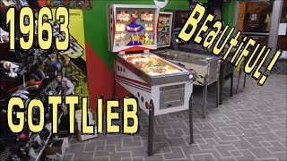 Gottlieb's Beautiful 1963 "Swing Along" Pinball Machine - First Game With Spinners in History!