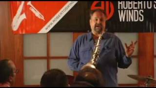 Joe Lovano Master Class - Playing Music I've Recorded