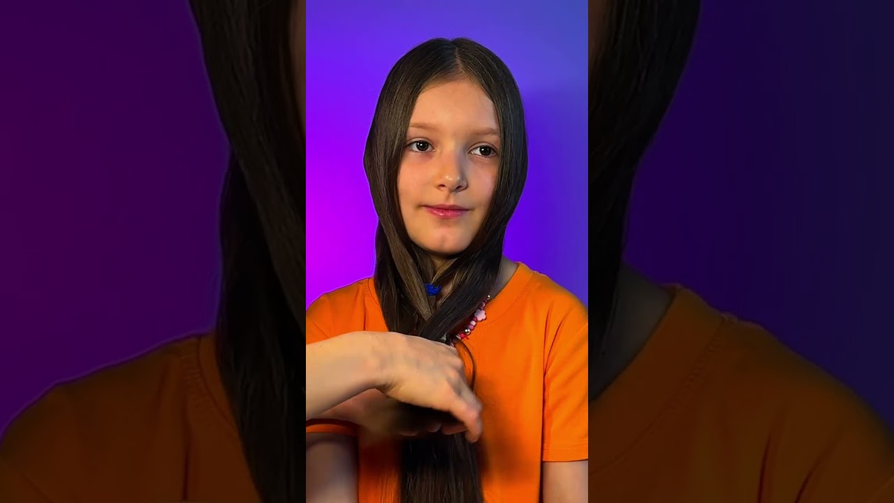 💇‍♀️ This Hair Hack Is Perfect For Long Hair #kidsvideo