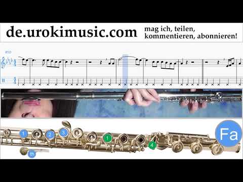 Flöte Lernen P!nk - What About Us Tabulatur Teil#2 um-i995