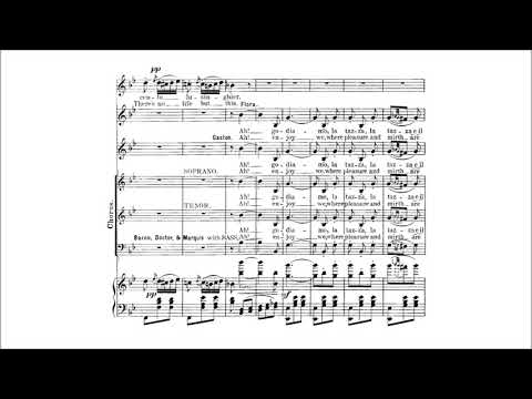 Karaoke Opera: Brindisi - La Traviata (Verdi) Orchestra only version with printed music