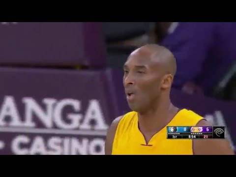 Kobe Bryant Goes Off! Drops 38 on the Timberwolves