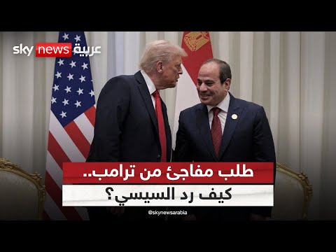 فيديو | طلب مفاجئ من ترامب بشأن إدارة قطاع غزة.. كيف رد عليه السيسي؟