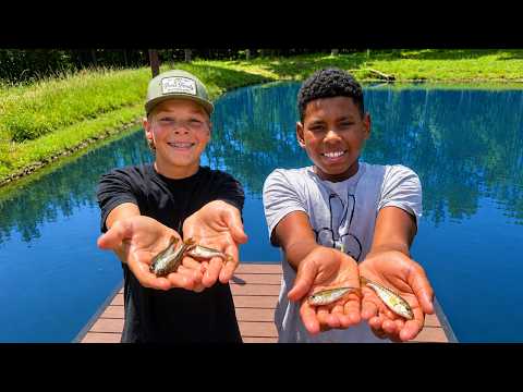 Stocking the Pond With Future Monster Bass!