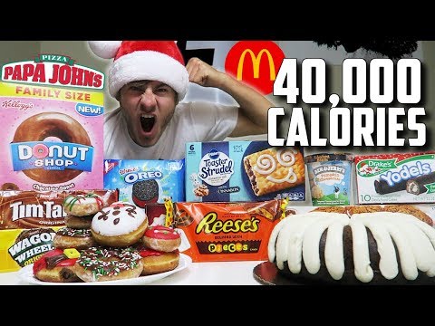 40,000 CALORIE CHRISTMAS CHEAT DAY!