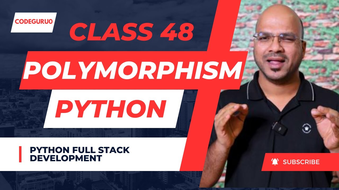 Day 48 What is Polymorphism in Python |Object Oriented Programming in Python Tutorials for Beginners