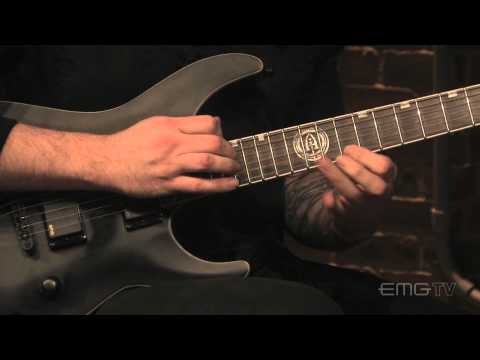 Incredible guitar playing, Andy James, Angel Of Darkness on EMGtv