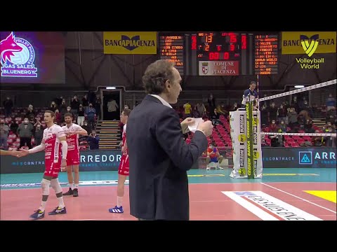 Gas Sales Bluenergy Piacenza vs. Leo Shoes PerkinElmer Modena - FIVB - Super Liga - Match Highlights