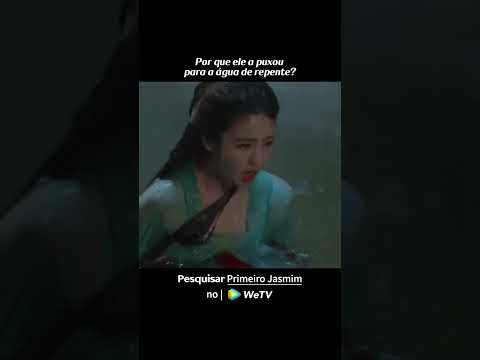 Quando estava penteando o cabelo dele, porque foi puxada para ‘água de repente? #PrimeiroJasmim