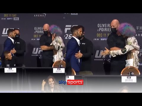 Tempers flare at UFC 269 press conference | Garbrandt, O’Malley restrained, Nunes-Pena trade insults