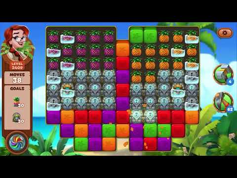 Lost Island Blast Adventure Level 2409 NO BOOSTERS - A S GAMING ✔️