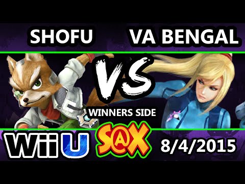 S@X 109 - Shofu (Fox) Vs. sN | Bengal (ZSS) SSB4 Tournament - Smash Wii U - Smash 4
