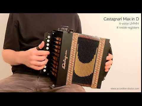 For Sale: Castagnari Max in D | Accordion Doctor