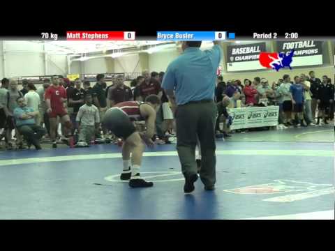 University Nat`ls FS  70 kg: Matt Stephens vs. Bryce Busler