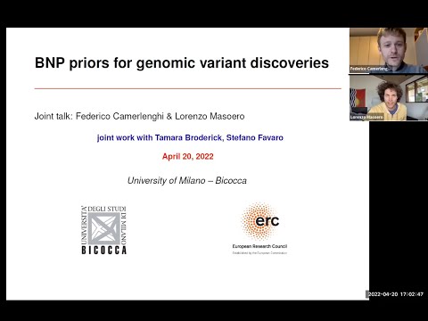 Federico Camerlenghi and Lorenzo Masoero  BNP-ISBA April 20th 2022