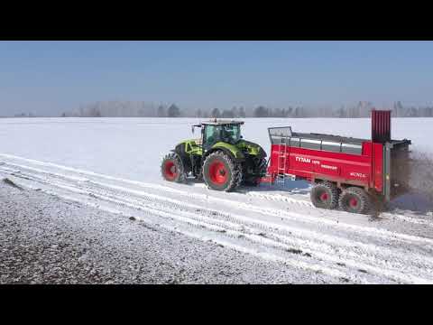 Tytan 18 TD с трактором DD