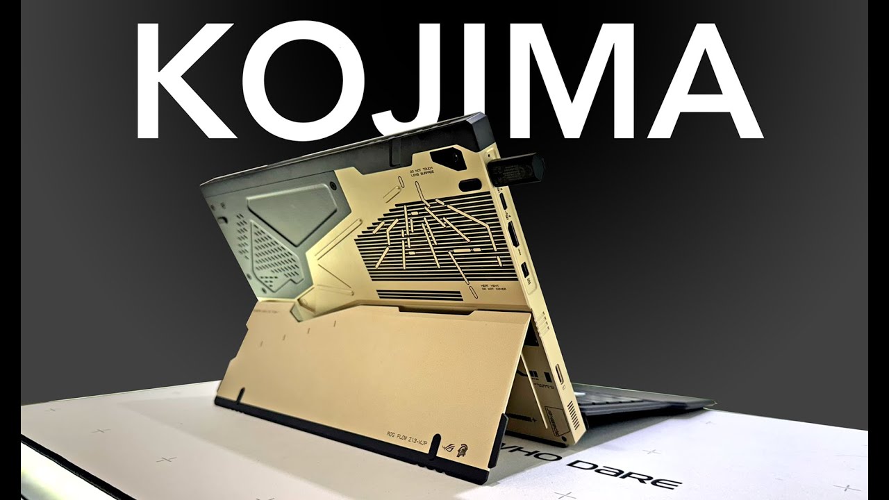 Zephyrus KOJIMA metal gear - 2 in 1 gaming laptop ~ CES Las Vegas