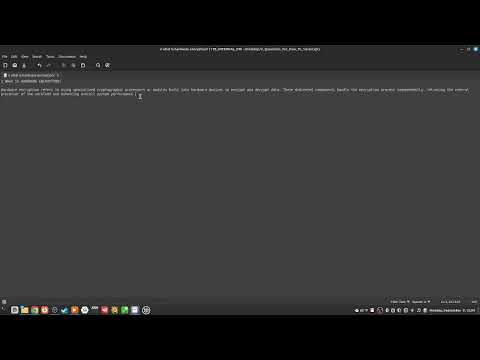 13 what is hardware encryption?