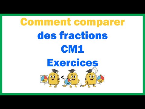 How to compare fractions (grade 4 exercises)