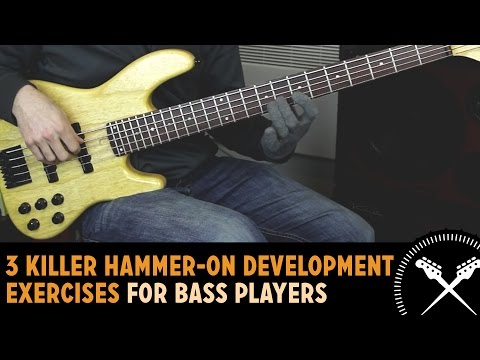 3 Killer Hammer-On Development Exercises For Bass Players /// Scott's Bass Lessons