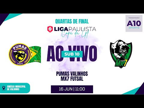 PUMAS VALINHOS x MX7 FUTSAL - COPA DA LPF - SUB 10