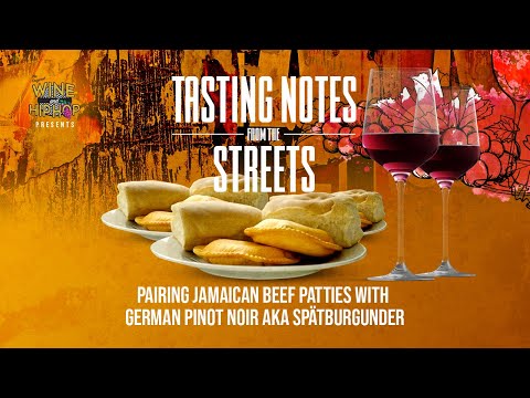 Jamaican Beef Patties X German Pinot Noir Wine and...