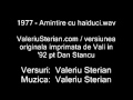 Valeriu Sterian - 1977 - Amintire cu haiduci ...