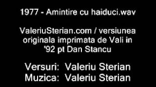 Valeriu Sterian - 1977 - Amintire cu haiduci (originala)