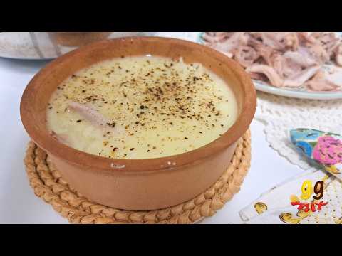 Avgolemoni Traditional Greek Cypriot Egg Lemon Chicken Soup - Avgolemono | ggmix