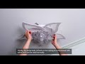 White Flower Ceiling Fan Light Assembly Instructions