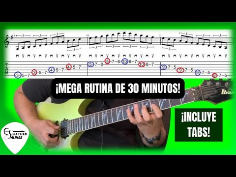 The Best Guitar Techniques Routine in 30 minutes
