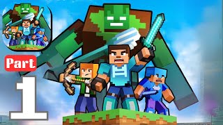 Craftsman War Mob Battle - Gameplay Walkthrough Part 1 - Craft an army vs Enemies (Android, iOS)