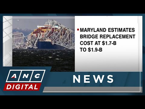 Maryland estimates bridge replacement cost at 1.7-B to 1.9-B ANC