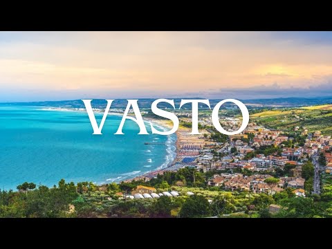 Vasto Città  Chieti-Abruzzo Italy, Italia 🇮🇹 -  - Visita virtual a pie 4K 60FPS