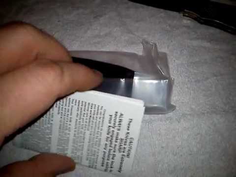 Emerson Super CQC8 With Wave 4.3 inch Stonewash Plain Edge Blade & G-10 Handle 154CM steel.