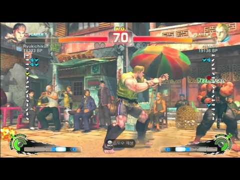 SSF4 Rank Match  Ryukichikun (RY)  vs  robin01 (AB)