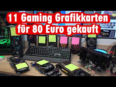 Glück gehabt - Grafikkarten-Schrott günstig auf Ebay gekauft - Nvidia Geforce und AMD Radeon