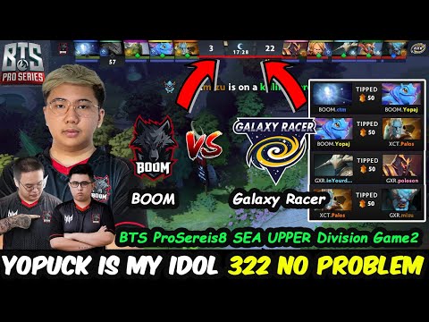 BOOM Esports vs Galaxy Racer (Nigma SEA) | Yopaj Puck BTS Pro Series8 SEA Upper Bracket Game2