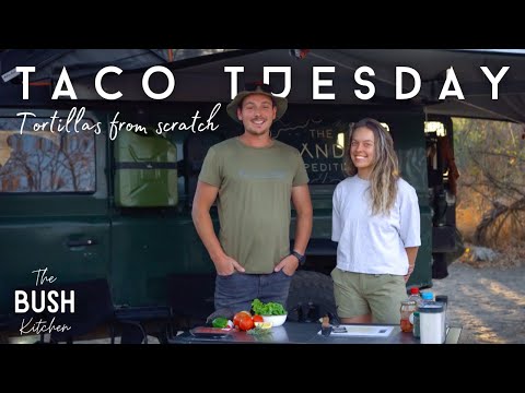 Taco Tuesday!! | Flour Tortilla Wrap Recipe | Tex-Mex | The Bush Kitchen