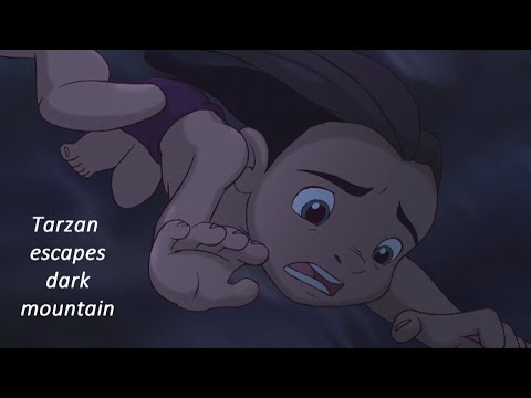 Tarzan escapes dark mountain - Tarzan 2 (HD)