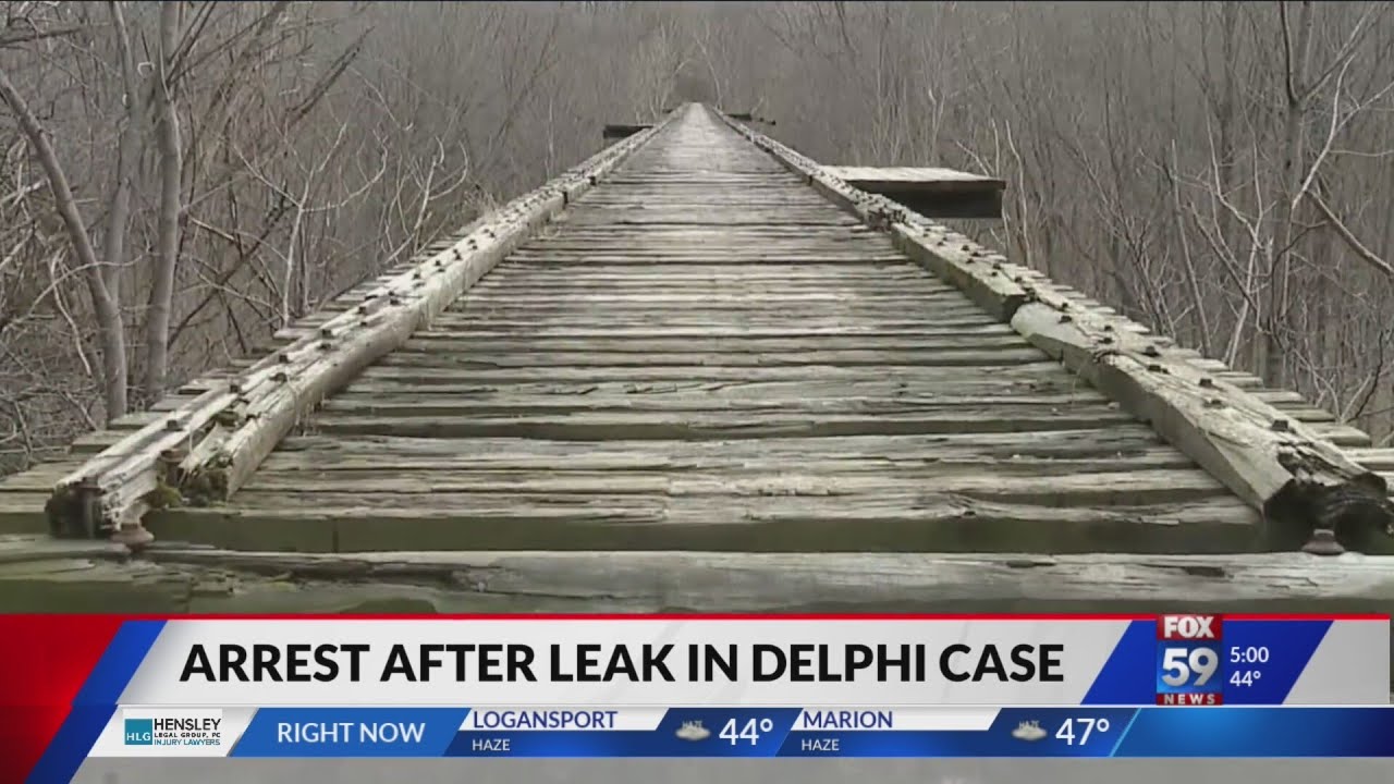 Arrest Made in Delphi, Indiana Double Murders Case for Leak of Crime Scene Photographs