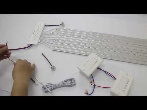 KOMIGAN Intelligent Motion Sensor LED Stair Lighting Kit KMG-3233, How To Connect A Switch