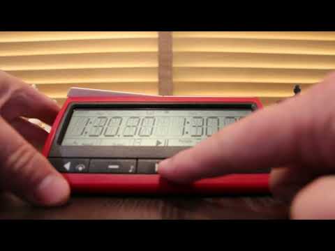 Setting the DGT 3000 Chess Clock for 40/90,SD/30;+30