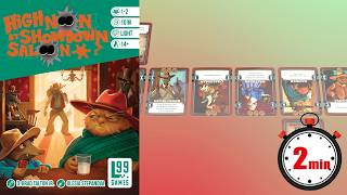 High Noon at Showdown Saloon Quick Overview