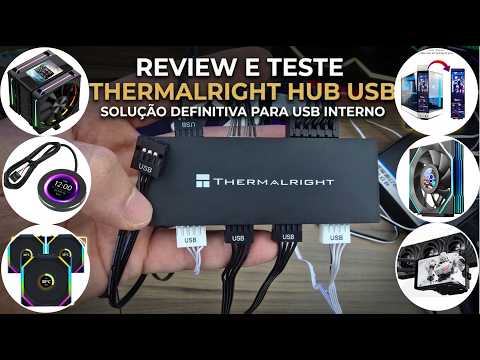 HUB Thermalright USB 2.0 Interno, ligue suas telinhas sem se preocupar