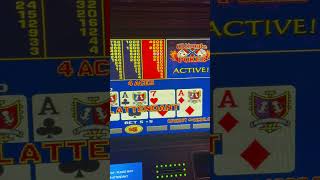 VIDEO POKER $50 BET BIG WIN! #slot #casino #casinojackpot