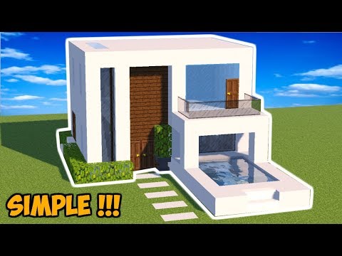 MINECRAFT : Tutorial on How to Make a Modern House (14)